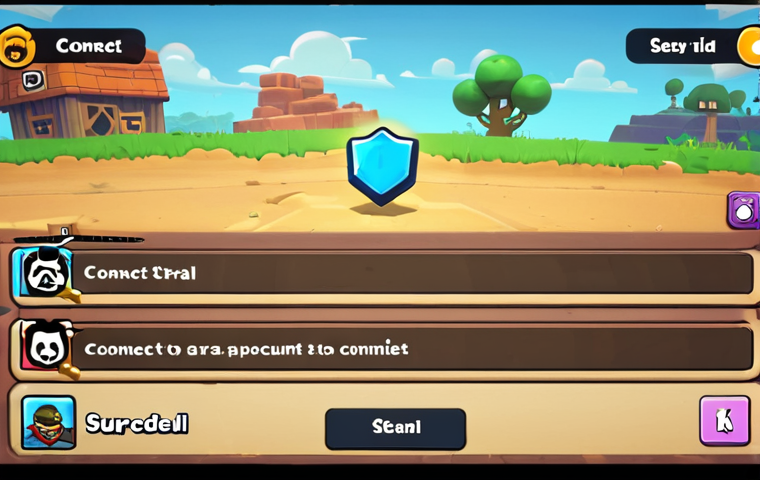 **

Prompt: "Brawl Stars gameplay screenshot with a 'Connect to Supercell ID' button highlighted in the settings menu. Focus on the visual prompt encouraging players to secure their account."

**