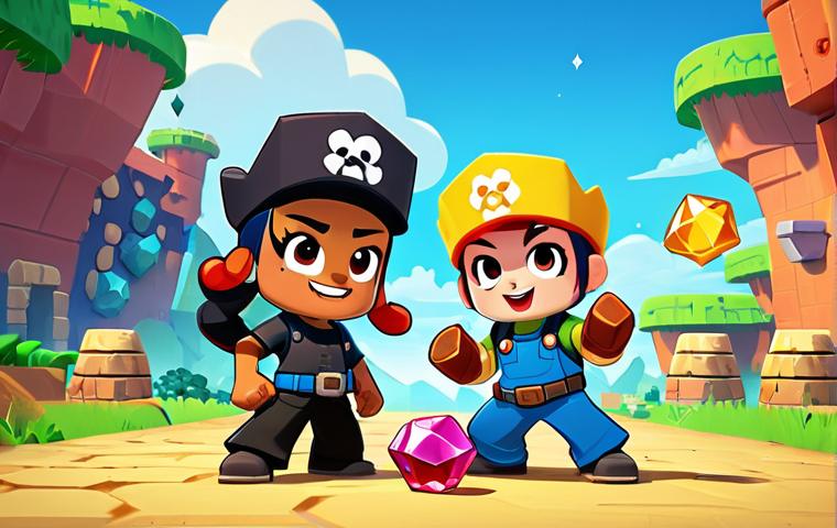 **

"A family-friendly scene of three Brawl Stars characters (Poco, Jessie, Nita) working together to collect gems in a Gem Grab match on a brightly colored, cartoon-style map. Poco is healing Jessie and Nita as they defend the gem mine. All characters are fully clothed in their original outfits, appropriate content, safe for work, professional illustration, perfect anatomy, natural proportions, teamwork emphasized."

**